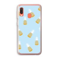 Ananasjes: Samsung Galaxy A20e Transparant Hoesje