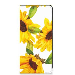 Smart Cover voor Xiaomi Redmi Note 11/11S Zonnebloemen