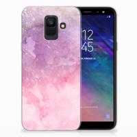 Smartphone hoesje Samsung Galaxy A6 (2018) Pink Purple Paint