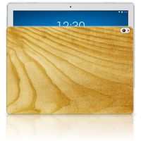 Lenovo Tab P10 Silicone Tablet Hoes Licht Hout