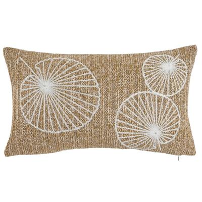 Kussen Home ESPRIT Wit Natuurlijk 50 x 15 x 30 cm
