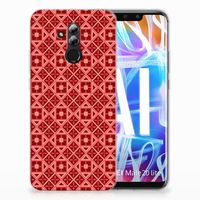 Huawei Mate 20 Lite TPU bumper Batik Rood - thumbnail