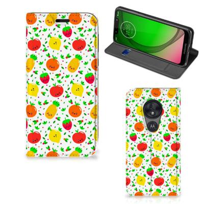 Motorola Moto G7 Play | Flip Style Cover | Fruits