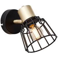 Brilliant Zwart gouden wandspotPosca - 86910/78