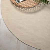 Nohr Rond Vloerkleed 'Keefe' 200cm, kleur Beige