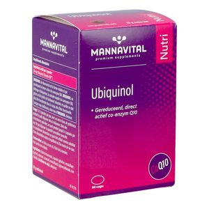 Mannavital Ubiquinol 60 Capsules