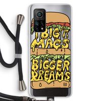 Big Macs Bigger Dreams: Xiaomi Mi 10T 5G Transparant Hoesje met koord