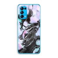 Pastel zwart: Oppo Find X3 Lite Transparant Hoesje