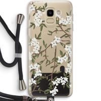 Blossoming spring: Samsung Galaxy J6 (2018) Transparant Hoesje met koord