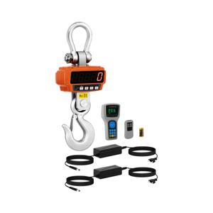 Kraanweegschaal - 5000 kg / 1 kg - LED - digitaal - afstandsbediening met display