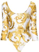 Versace Jeans Couture ^ imprimé Aquarelle Couture - Blanc