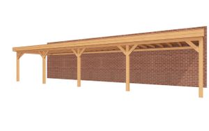 YARD Outdoor veranda SUBLIME Plat dak - 1250x350 cm- Plat dak- - YARD Outdoor