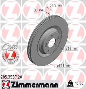 Remschijf COAT Z 285353720