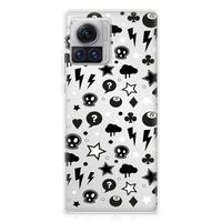 Silicone Back Case Motorola Moto X30 Pro Silver Punk