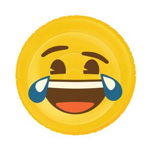 Basic Opblaasbaar figuur emoji face lol 140cm
