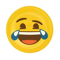 Basic Opblaasbaar figuur emoji face lol 140cm