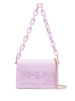 Versace Jeans Couture sac porté épaule à logo embossé - Violet - thumbnail