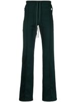 Courrèges pantalon de jogging à patch logo - Vert