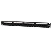 Cat6 24-poorts patchpanel met kabelorganizer