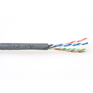 ACT EP400B CAT6A U/UTP PVC Patchkabel Grijs - 305 meter