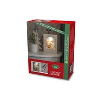 Konstsmide Water Lantern Frame Santa Lichtdecoratie figuur Wit 1 lampen LED 0,1 W - thumbnail