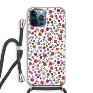 Planets Space: iPhone 12 Pro Max Transparant Hoesje met koord