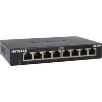 NETGEAR GS308-300PES netwerk-switch Unmanaged L2 Gigabit Ethernet (10/100/1000) Zwart - thumbnail