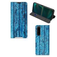 Sony Xperia 5 III Book | Wallet Case | Wood Blue