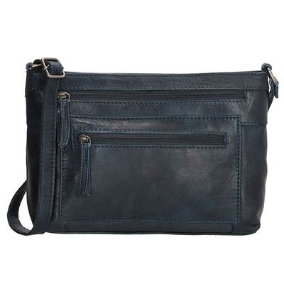 Beagles Leather Schoudertas Maspalomas Blauw