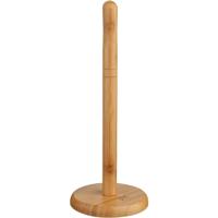 Five keukenrolhouder - naturel - 12,5 x 32 cm - bamboe hout - Keukenpapier houder