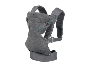 Infantino 4-in-1 draagzak baby Flip (Grijs/turquoise)