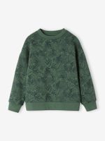 Jongenssweater met potlood groen - thumbnail