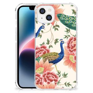 Case Anti-shock voor Apple iPhone 14 Plus Pink Peacock