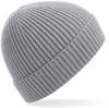 Beechfield CB380 Engineered Knit Ribbed Beanie - Light Grey - One Size