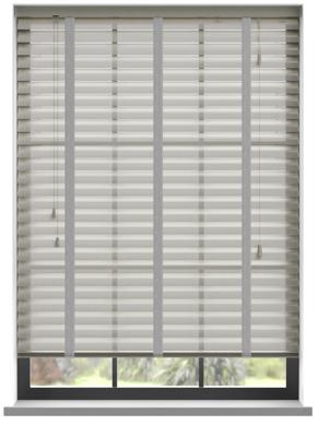 Aluminium jaloezie met ladderband - Zilver Metallic Perf
