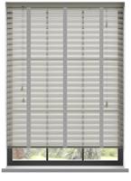 Aluminium jaloezie met ladderband - Zilver Metallic Perf