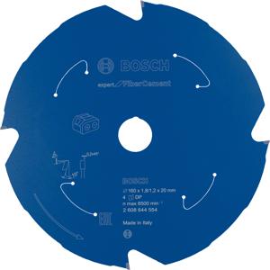 Bosch Accessoires Expert for Fibre Cement cirkelzaagblad voor accuzagen 160x1,8/1,2x20 T4 - 1 stuk(s) - 2608644554 - 2608644554