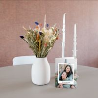Droogbloemen boeket kleur met gepersonaliseerde kaart Droogbloemen boeket kleur met gepersonaliseerde kaart