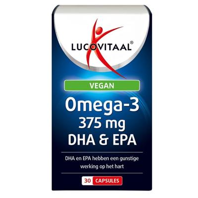 Lucovitaal Omega-3 375mg DHA & EPA 30Capsules