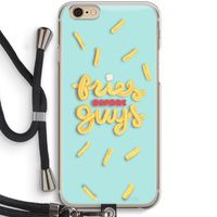 Always fries: iPhone 6 / 6S Transparant Hoesje met koord