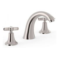 Wastafelkraan Tres Classic | Opbouw | Mengkraan | Laag model | 2-hendels | Rond | Rvs look