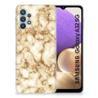 Samsung Galaxy A32 5G | TPU | Siliconen hoesje | Marmer Goud