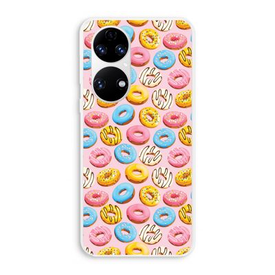 Pink donuts: Huawei P50 Transparant Hoesje
