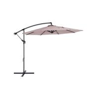 Ø 3 m parasol met standaard, Taupe