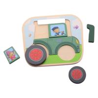 Johntoy Fien & teun houten tractor puzzel
