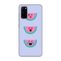 Smiley watermeloen: Volledig geprint Samsung Galaxy S20 Hoesje