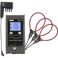 Chauvin Arnoux PEL 113 Set Netwerkanalyser 3-fasig Incl. stroomtang, Met logger, Energiemetingen, Belastinganalyse, Online metingen