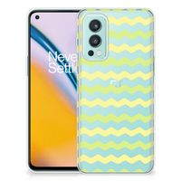 OnePlus Nord 2 5G TPU bumper Waves Yellow - thumbnail