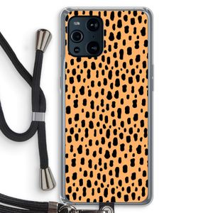 Panter: Oppo Find X3 Pro Transparant Hoesje met koord