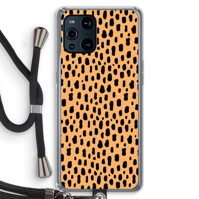 Panter: Oppo Find X3 Pro Transparant Hoesje met koord